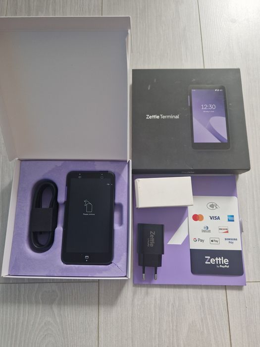 Zattle terminal płatniczy nowy z ładowarką