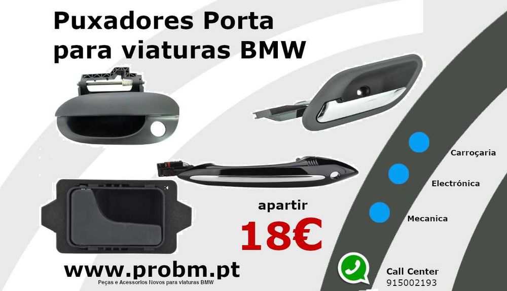 Puxadores Porta NOVOS P/BMW