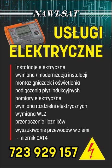Instalacje elektryczne -pomiary elektryczne - monitoring - domofony