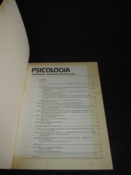 Livros Psicologia Revista da Associação Portuguesa de Psicologia