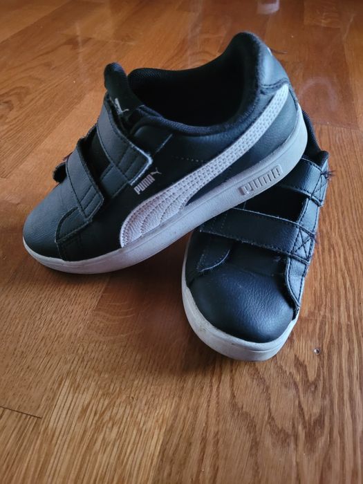 Ténis Puma pretos criança