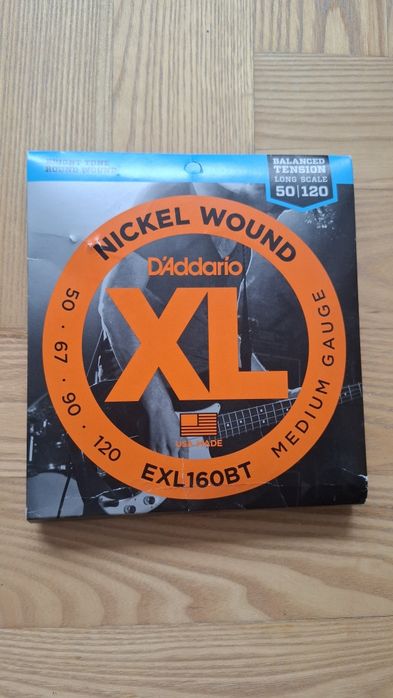 Struny Basowe D'Addario EXL160BT Long Scale Nickel Wound