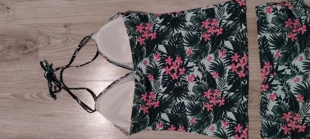 NOWY Strój kąpielowy 2 częściowy Tom&Rose - tankini + szorty
