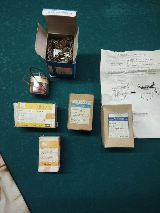 Motores para gravadores cassetes vintage