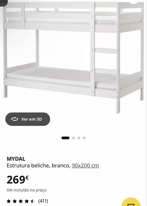 Cama beliche Mydal