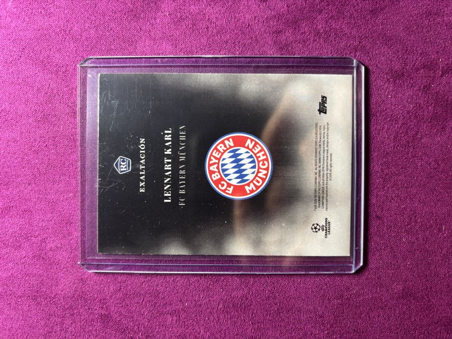 Lennart Karl rookie card Simplicidad