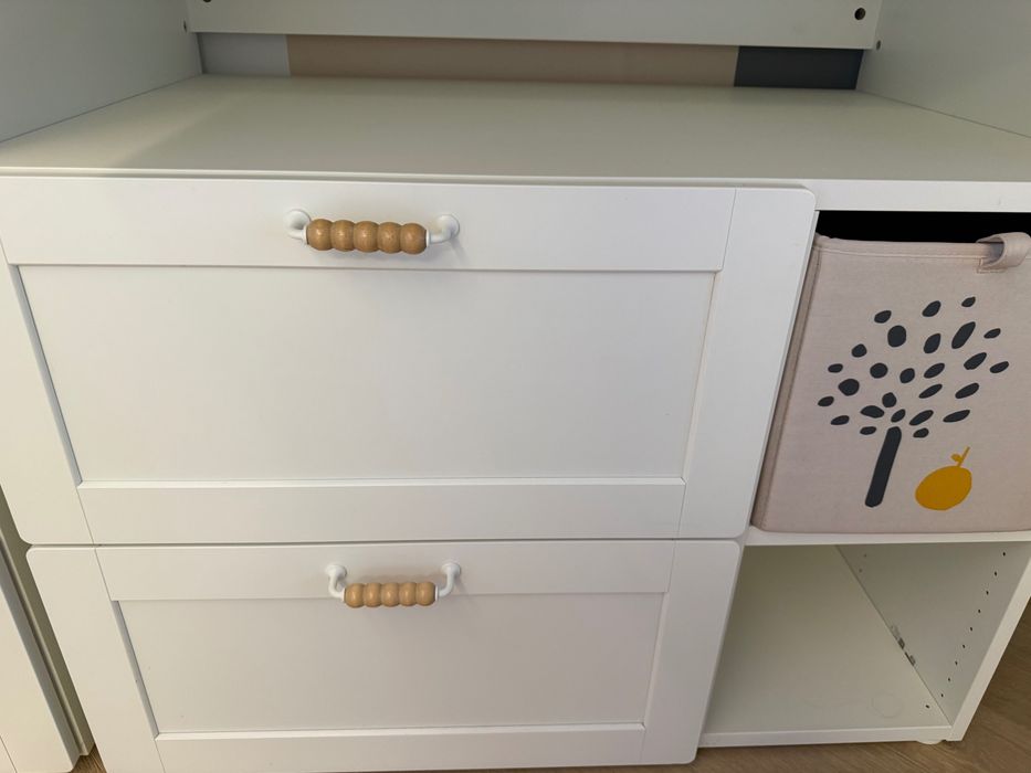 Komoda przewijak smastad komplet ikea