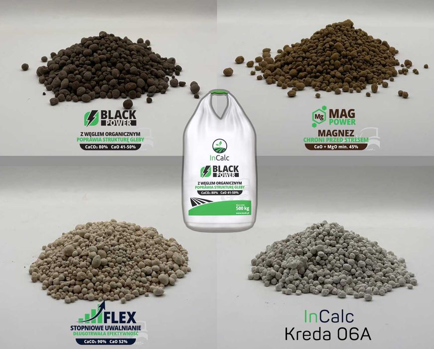 Wapno granulowane | czarna kreda / wapno magnezowe / węglanowe / 06A