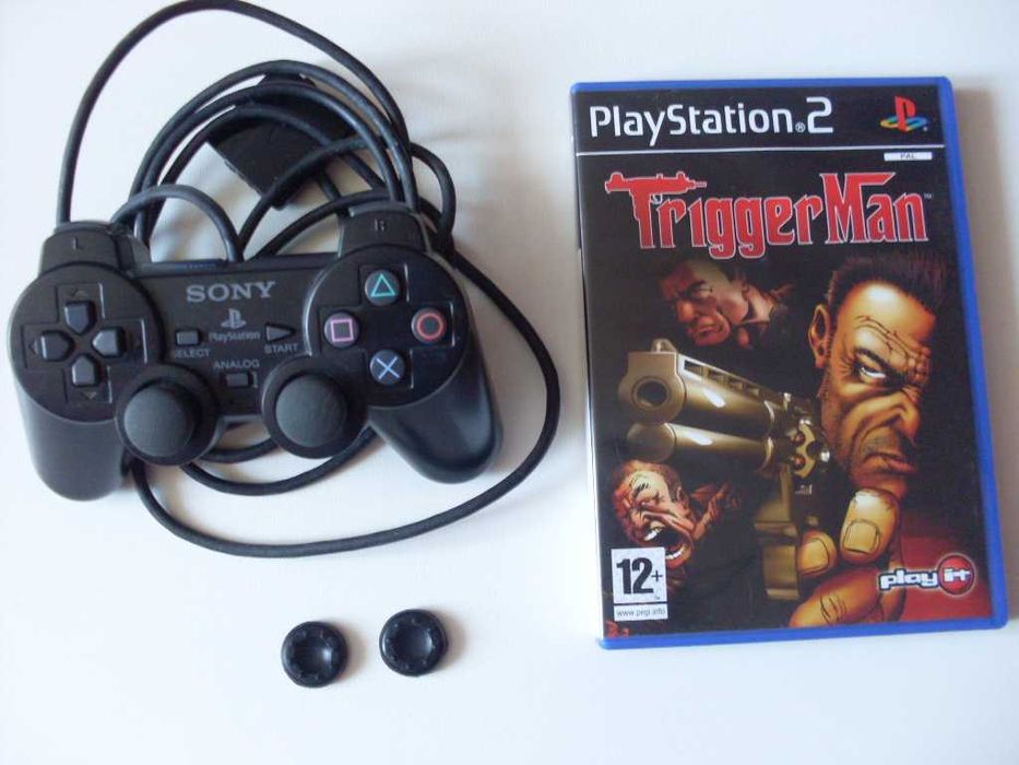 Joypad i gra Trigger Man do konsoli ps2