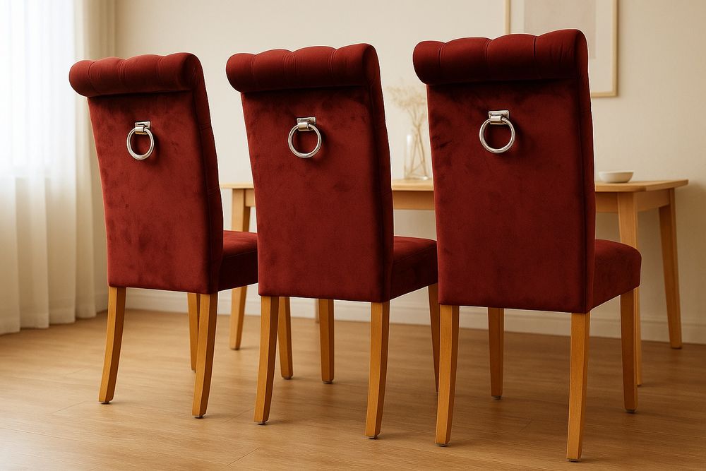 Стільці "Бордовий шик"