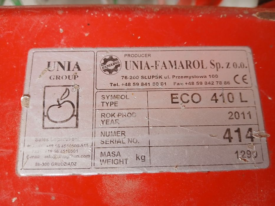 Agregat uprawowo-siewny unia