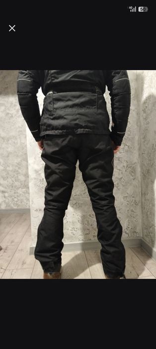 Мотокостюм DRIVE Polo текстиль чёрный демисезон — куртка L,