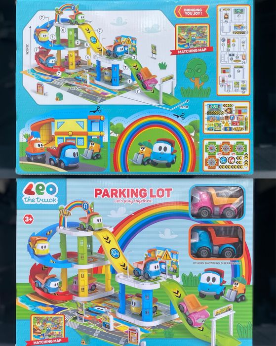 Трек Вантажівочка Льова + 2 інерційні машинки / Грузовичёк Лёва