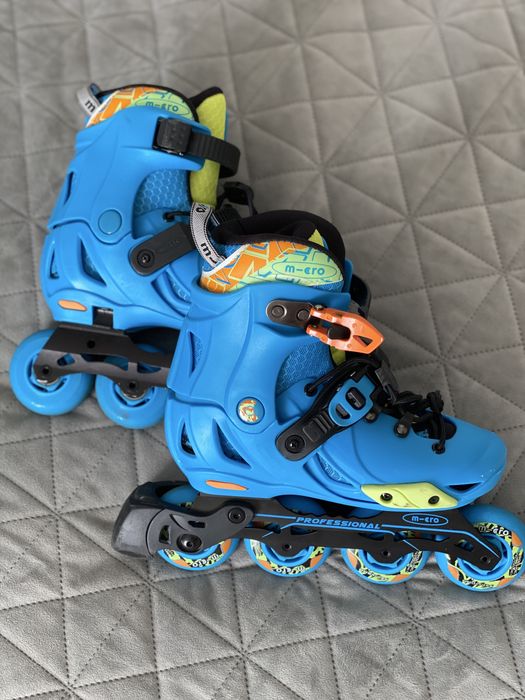 Роликові ковзани Micro Infinite SE blue 33-36 р., Ролики