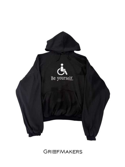 Худи be different hoodie y2k archive rare oversized