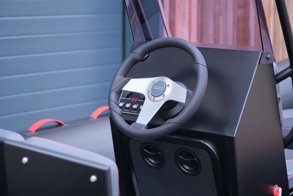 RIB Aluminium AquaSpirit S450 BLACK and RED