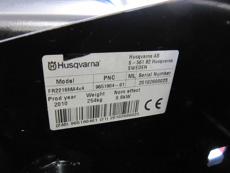 Traktorek Kosiarka Rider Husqvarna FR 2216MA AWD 4X4