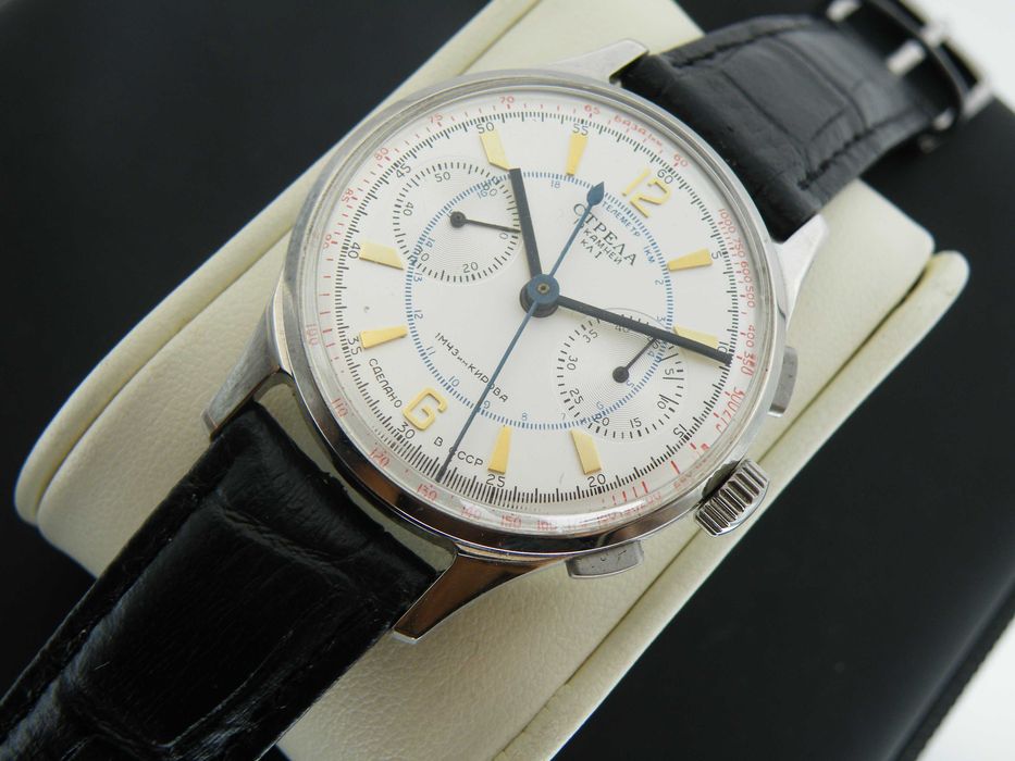 Striela Poljot Chronograph 3017 w Stali Idealny