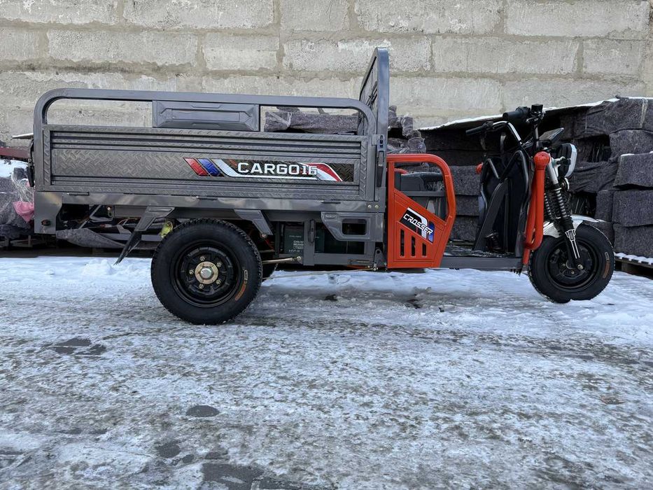 Вантажний електроскутер муравей Crosser Cargo 16/118 1200W-1500w  Сірий