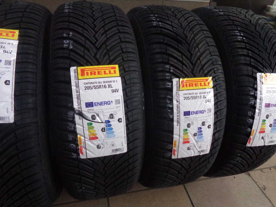 Nowe 205/55R16 PIRELLI Cinturato All Season SF3 ,Całoroczne kl.PREMIUM