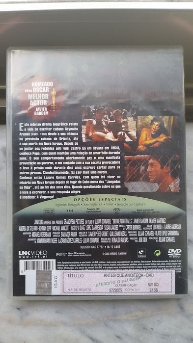 DVD Antes que Anoiteça64284221633026121