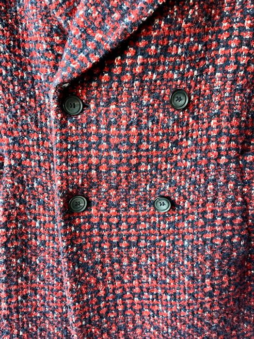 Wełniana marynarka granatowo-czerwona Zaraza Basic M