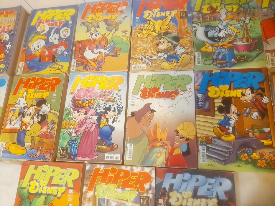 Conjunto de 19 Revistas Banda Desenhada Hiper Disney