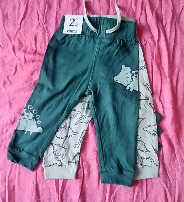 Spodnie niemowlęce w dwupaku