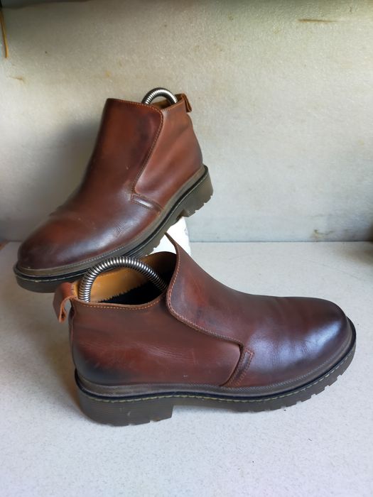 Buty zimowe trapery kozaki Papuchi skórzane ocieplane  38