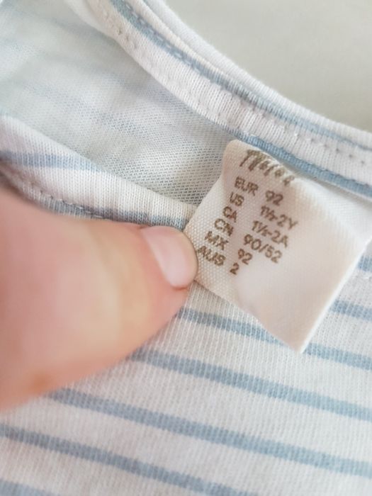 Letnia sukienka HM H&M 92 na Lato na ramiączka