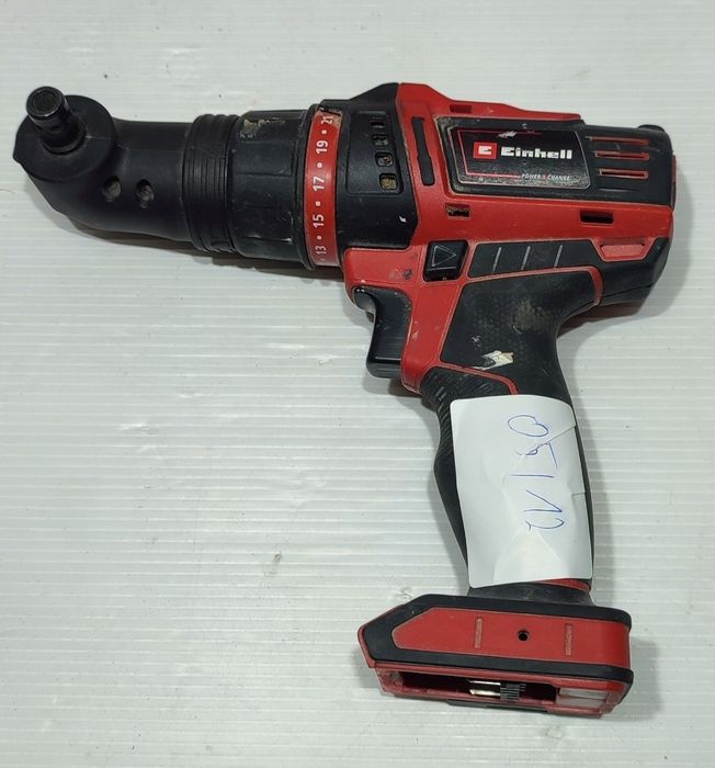 Wkrętarka Einhell TE-CD 18/45 3X-Li 45nm 18V głowica uchwyt kątowy bit