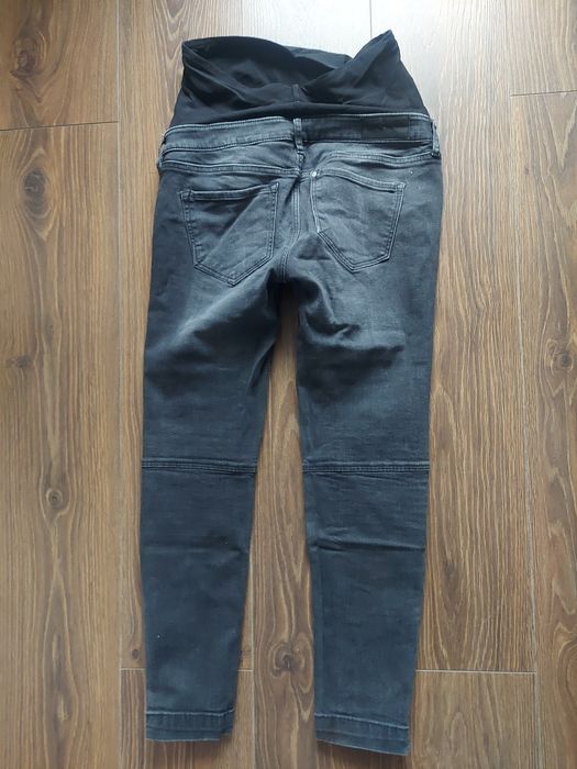 Spodnie ciążowe H&M rozm M 38, jeansy rurki.