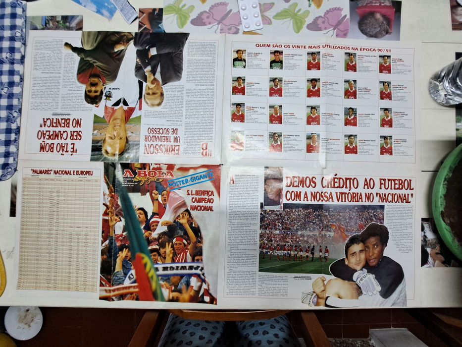 Itens coleccionáveis do benfica