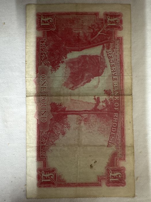 Nota 1 Libra Rhodesia 1964