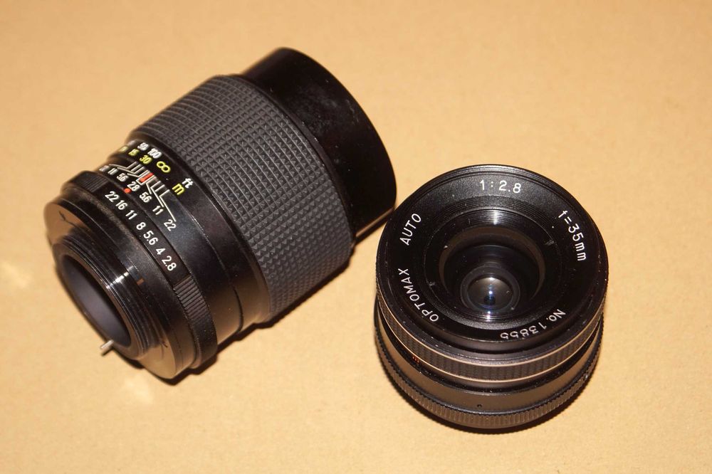 Optomax 35mm f/2.8 + 135mm f/2.8
