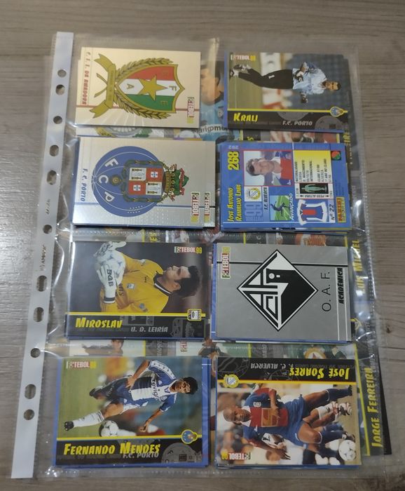 Caderneta cartas Futebol 99 Panini