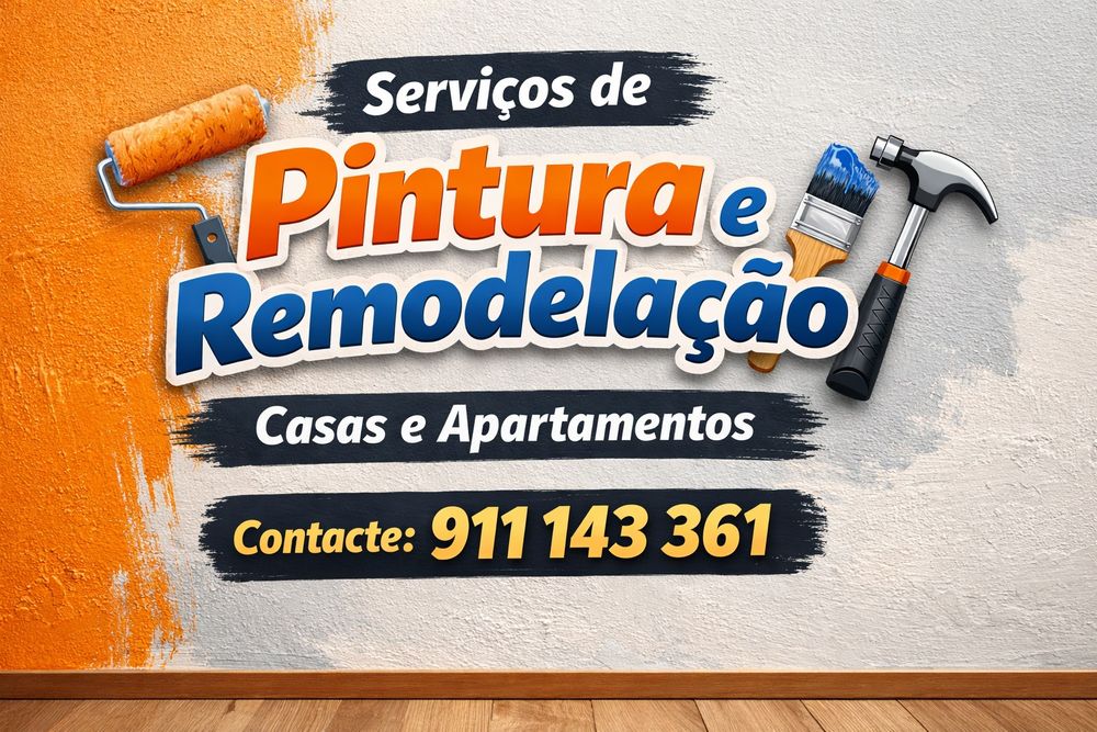 Serviços Profissionais de Pintura e Remodelação – Casas e Apartamentos