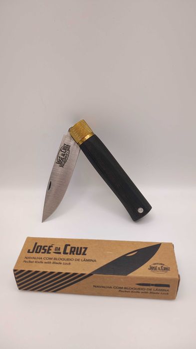 Navalha Inox Merendeira Ébano José da Cruz | Artesanal Portuguesa