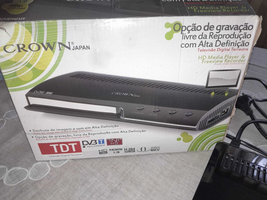 Vendo aparelho de tdt usado 1 vez