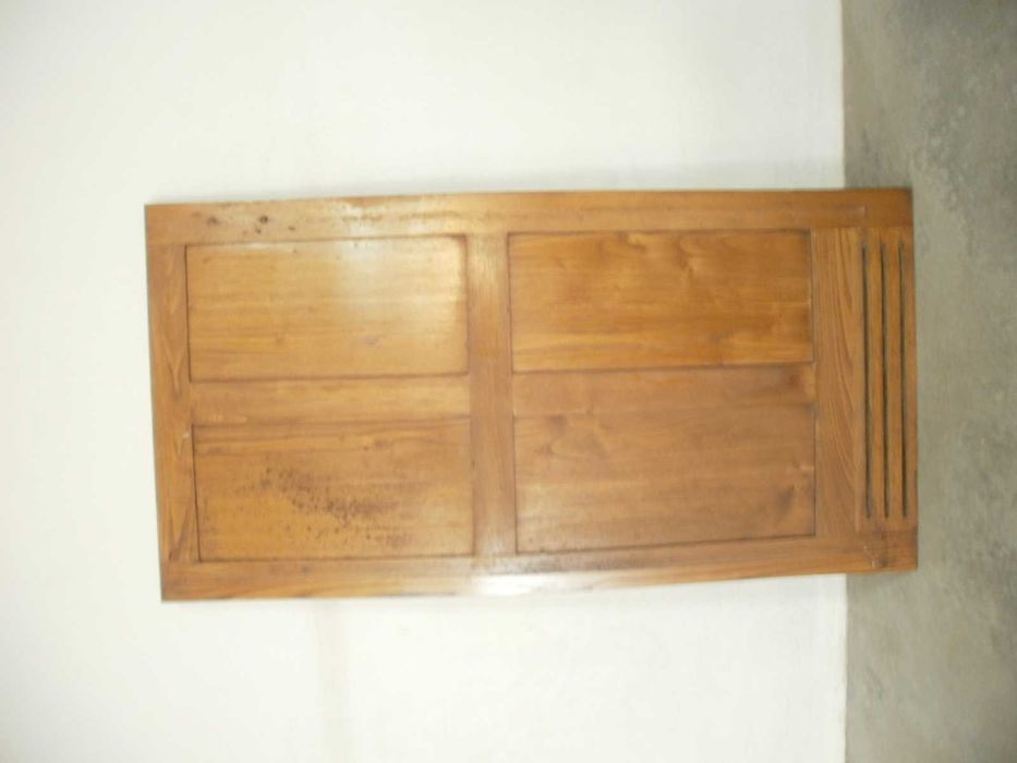 Porta de armário para frigorifico embutido em madeira de carvalho