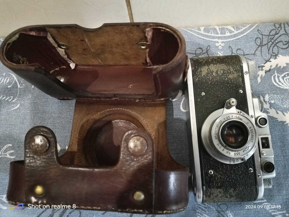 Фотоаппарат Зоркий 1, Индустар 22