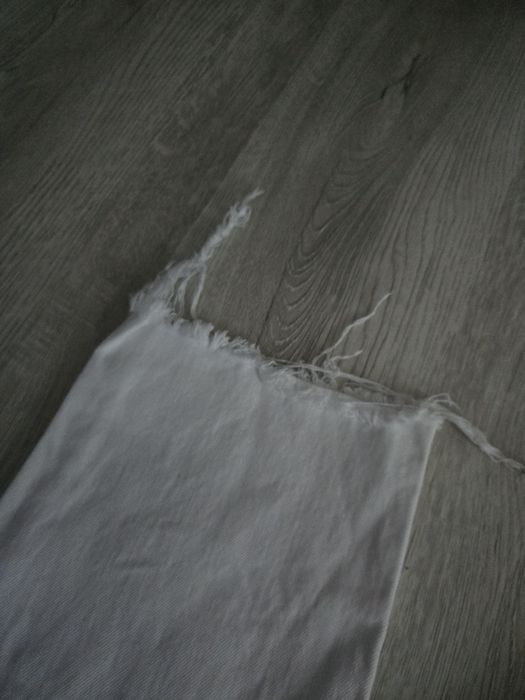 Białe spodnie ZARA 36