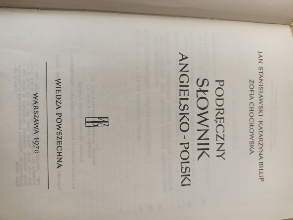 Słownik angielsko-polski