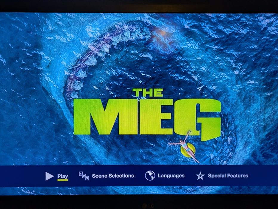 DVD " Meg - Tubarão Gigante" 2018 (Como Novo)