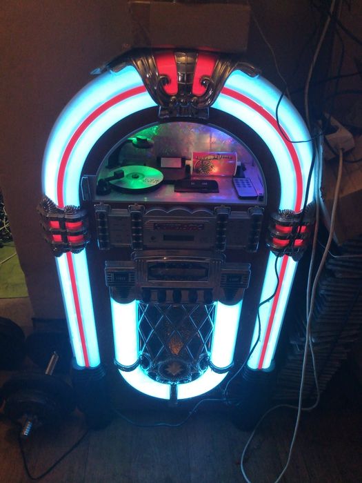 Szafa grajaca radio retro gramofon wieża boombox amplituner sd  -70 %