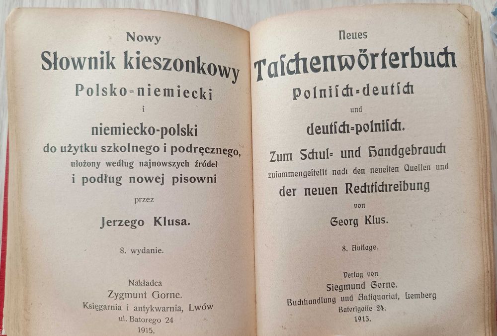 Słownik Kieszonkowy Niemiecko-polski i polsko-niemiecki