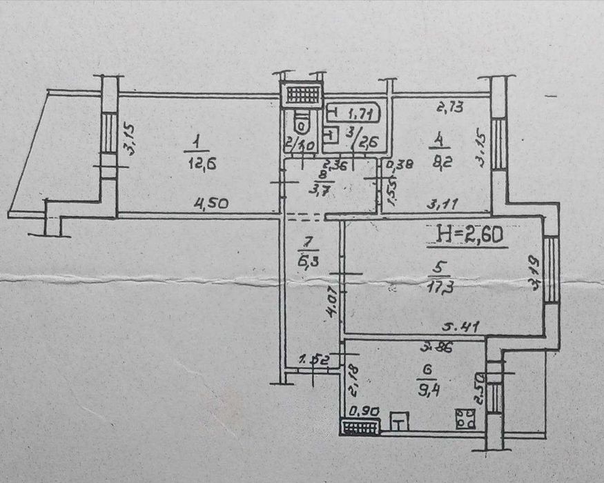 Продам 3-к квартиру, 2/9 поверх, на Таїрова, Академіка Корольова (3-194-189 ОФ)