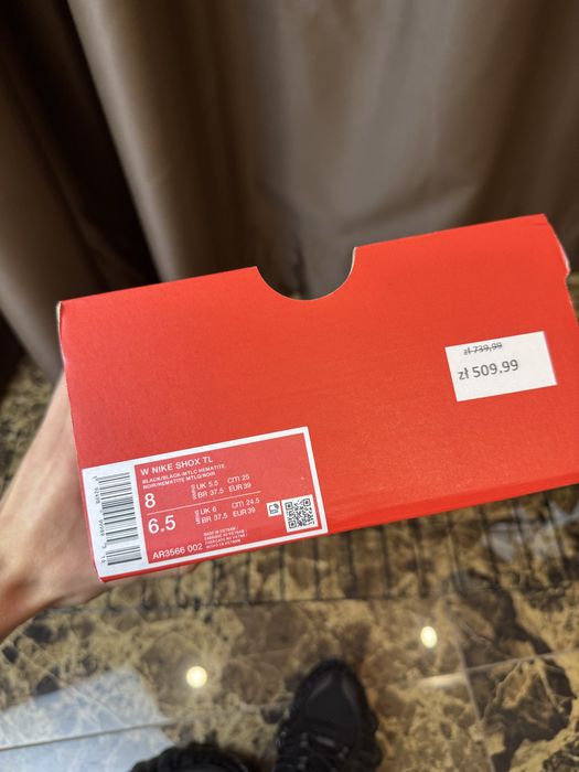Оригінал! Кросівки Nike Shox TL 39