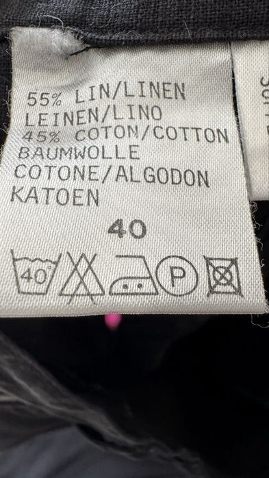 Spódnica len i bawełna