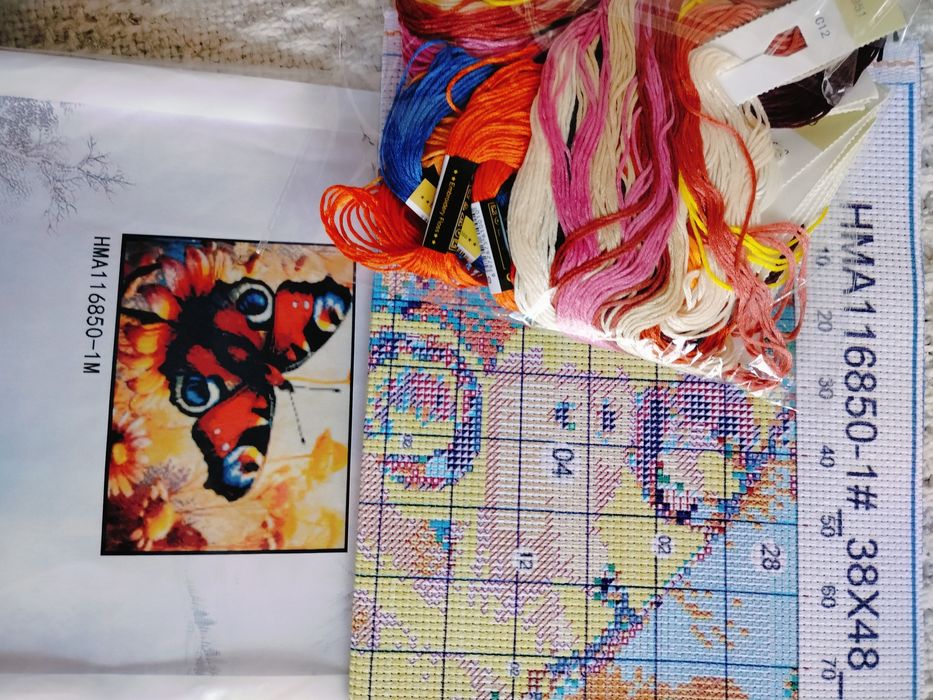 Komplet do haftu nowy